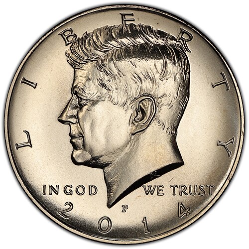 Kennedy Half Dollar 1992-P obverse
