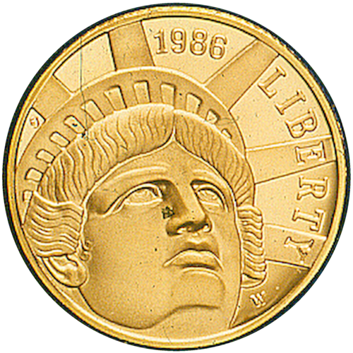 American Silver Eagle 1986 $1 obverse