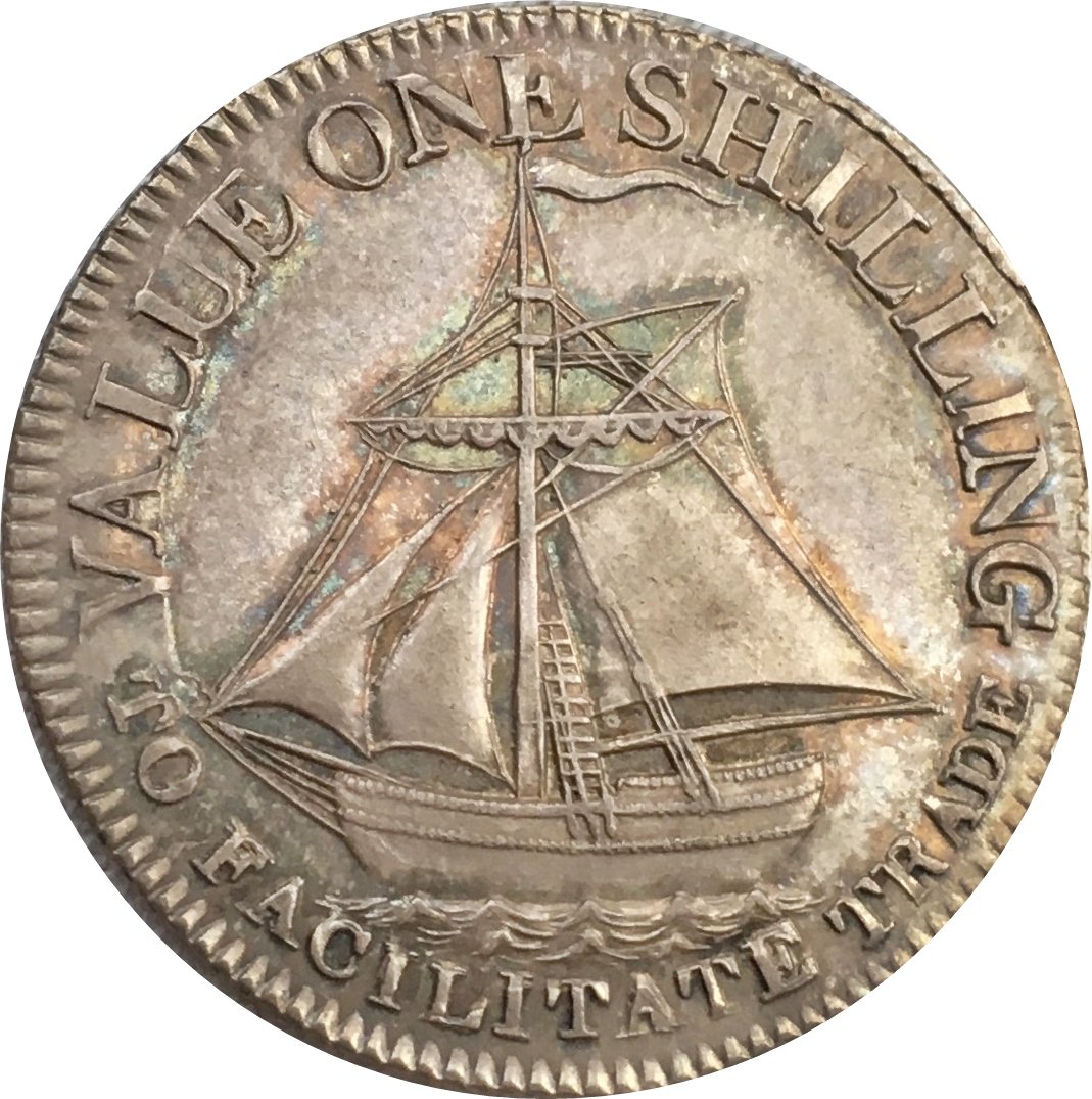 1 Shilling Hampshire - To Facilitate Trade reverse