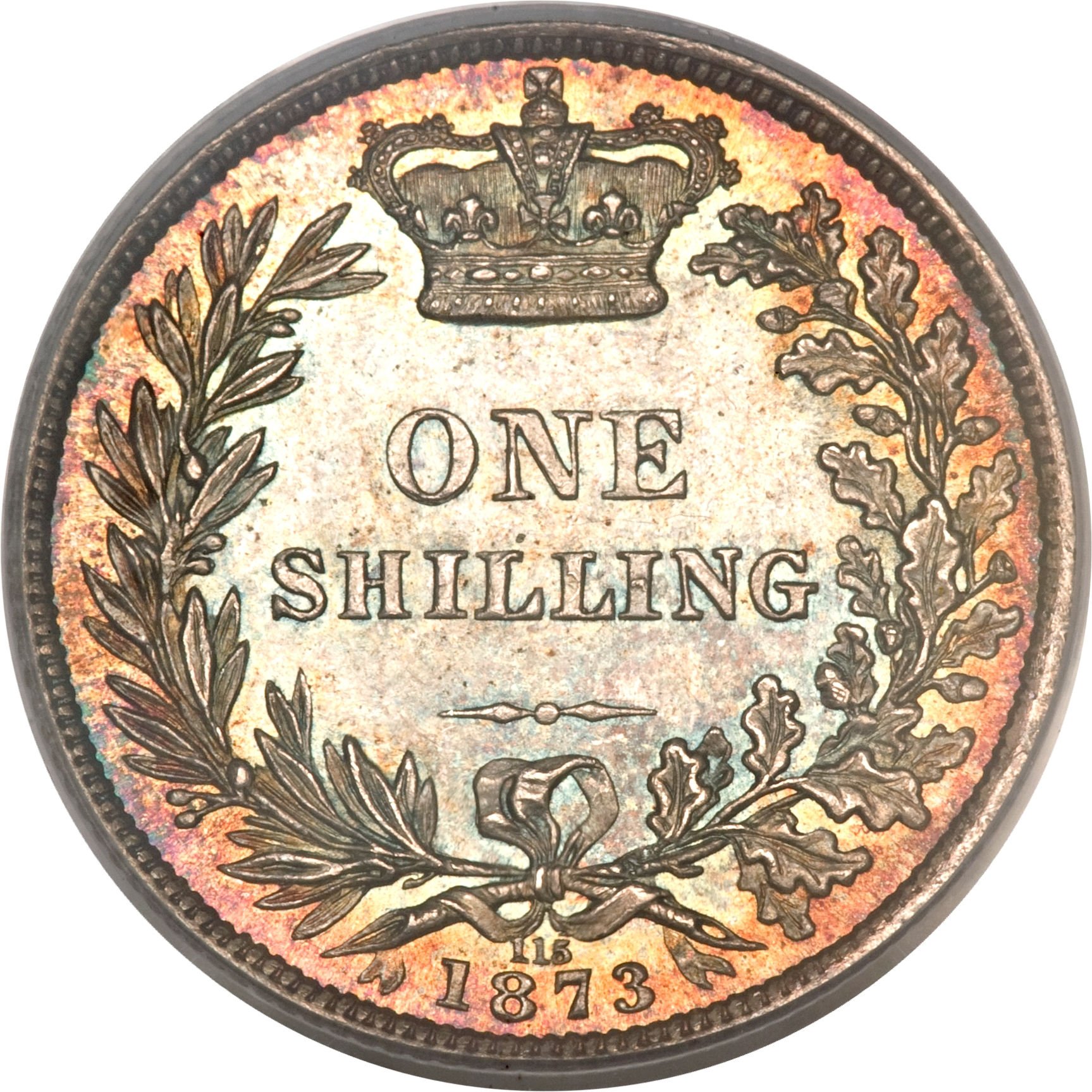 1 Shilling - Victoria 1st portrait; 'Young Head' reverse