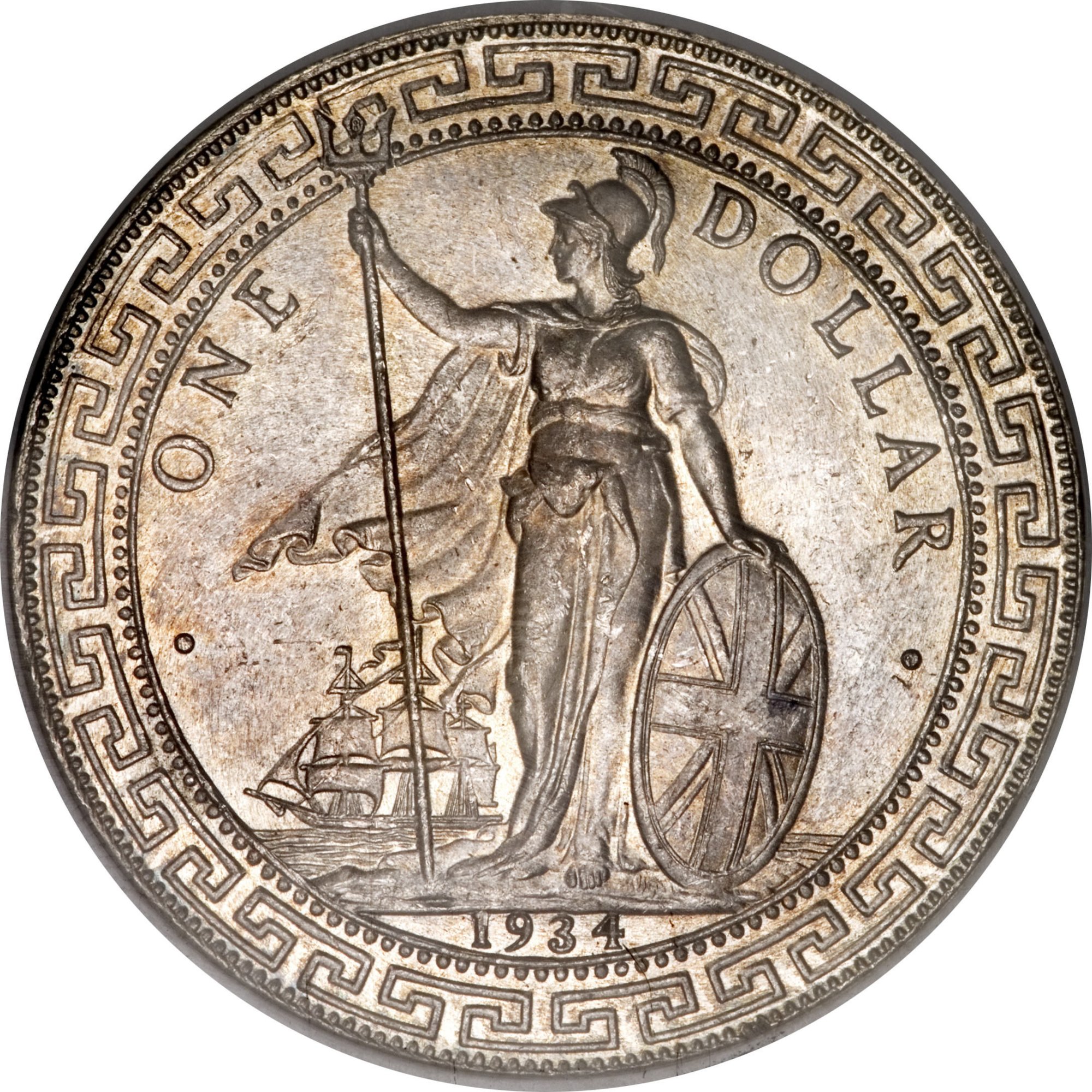 1 Dollar British Trade Dollar obverse