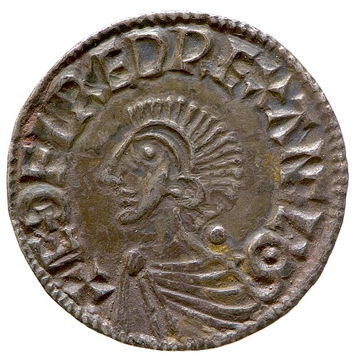 Penny - Æthelred II (Small Crux type) obverse