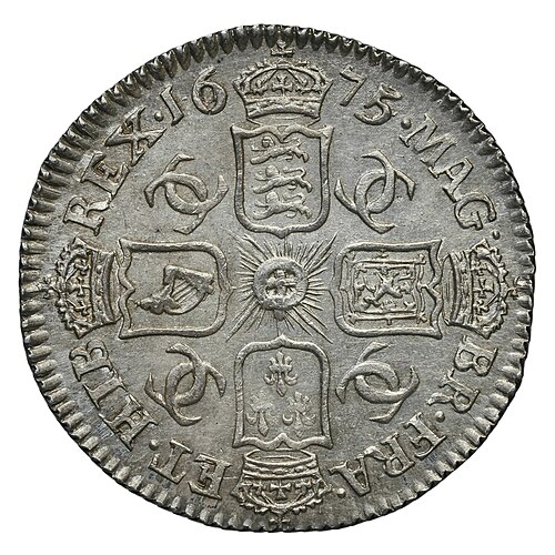 6 Pence - Charles II (Milled issue) obverse