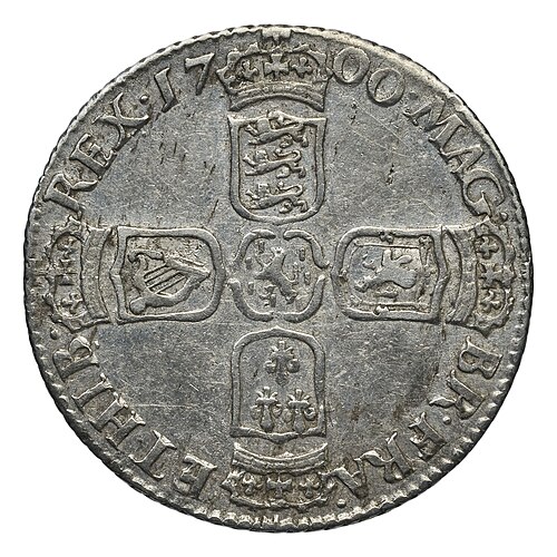 6 Pence - William and Mary obverse