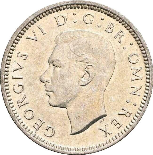 6 Pence obverse