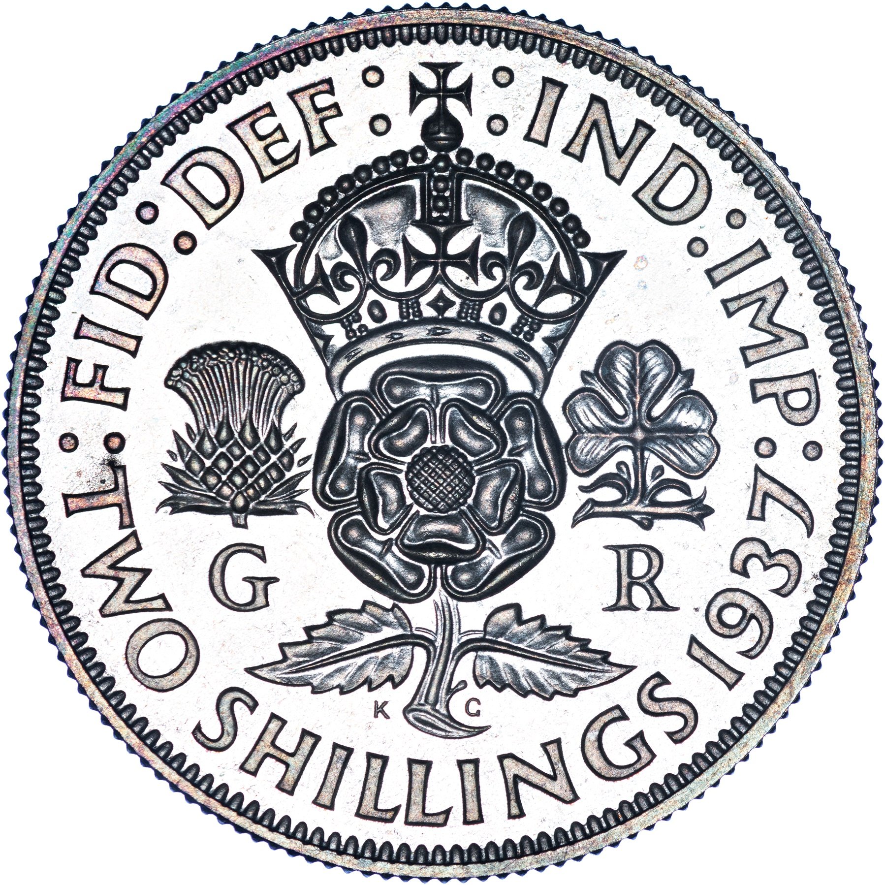 2 Shillings reverse
