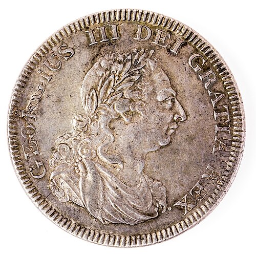 1 Dollar - George III (Type II countermark; octagonal)