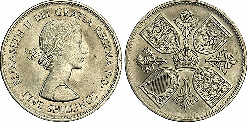 5 Shillings - Elizabeth II (Coronation)