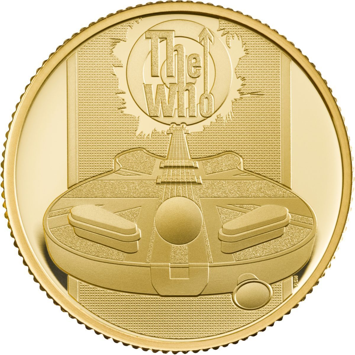 25 Pounds - Elizabeth II The Who; Gold Proof