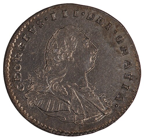 1 Penny - George III (2nd Issue; 'Cartwheel') obverse