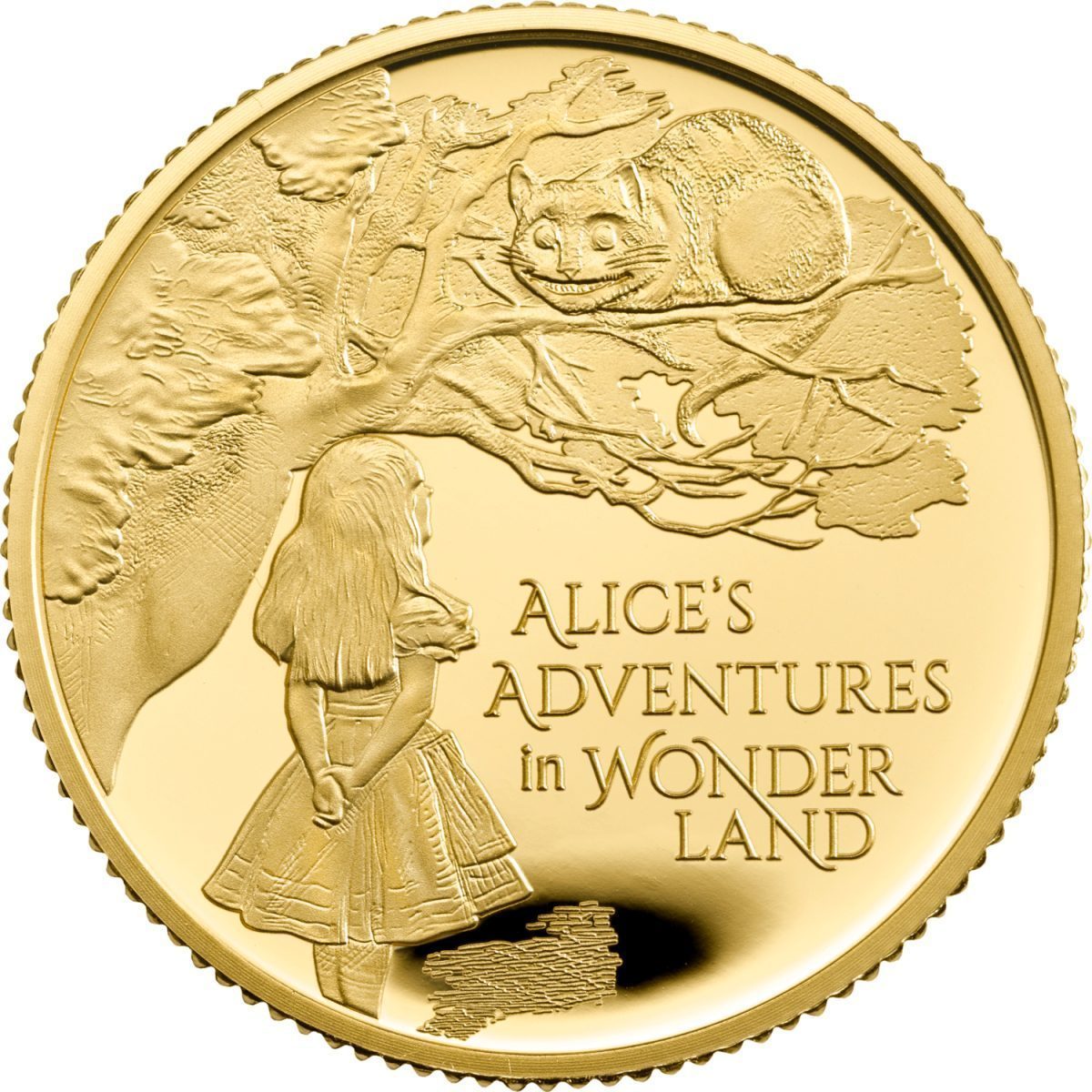 25 Pounds - Elizabeth II Alice's Adventures in Wonderland; Gold Proof