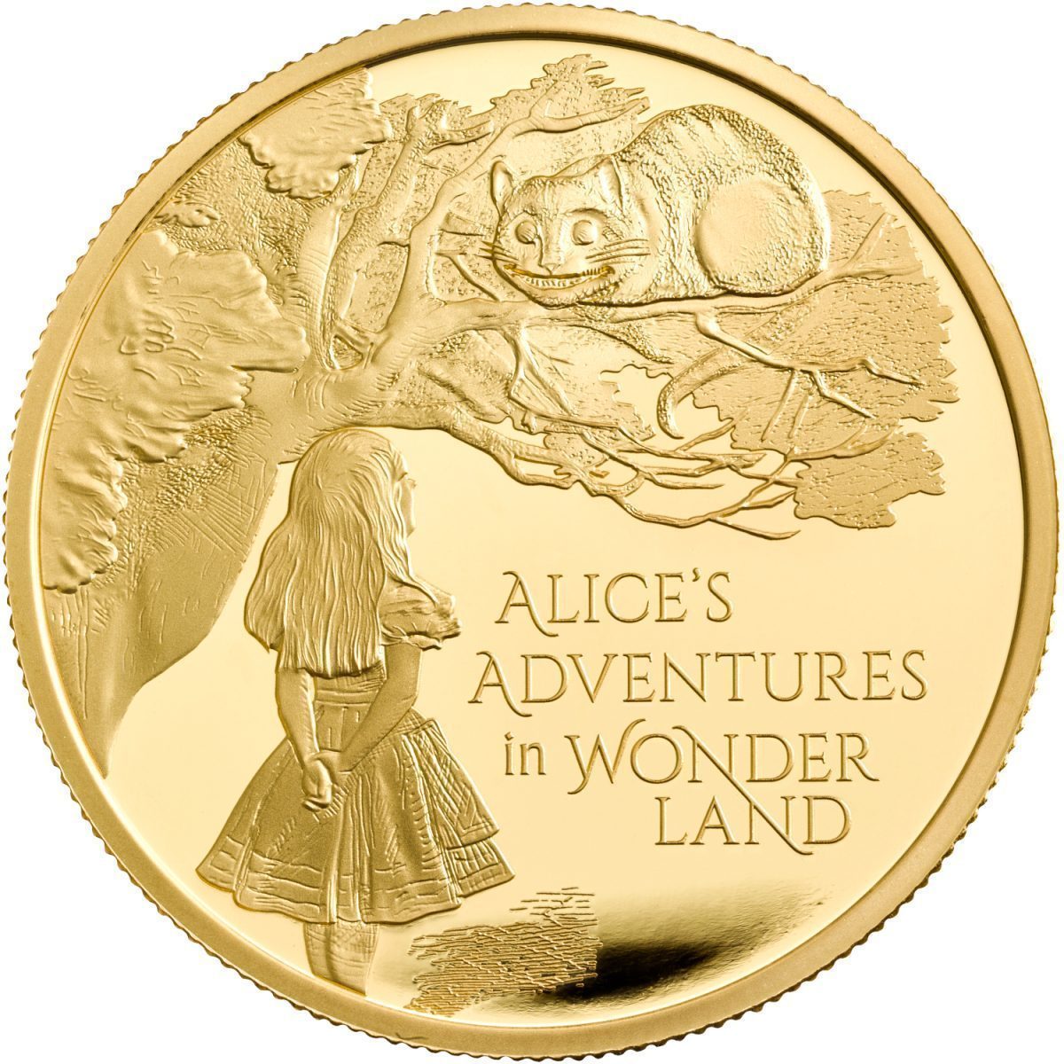 100 Pounds - Elizabeth II Alice's Adventures in Wonderland; Gold Proof