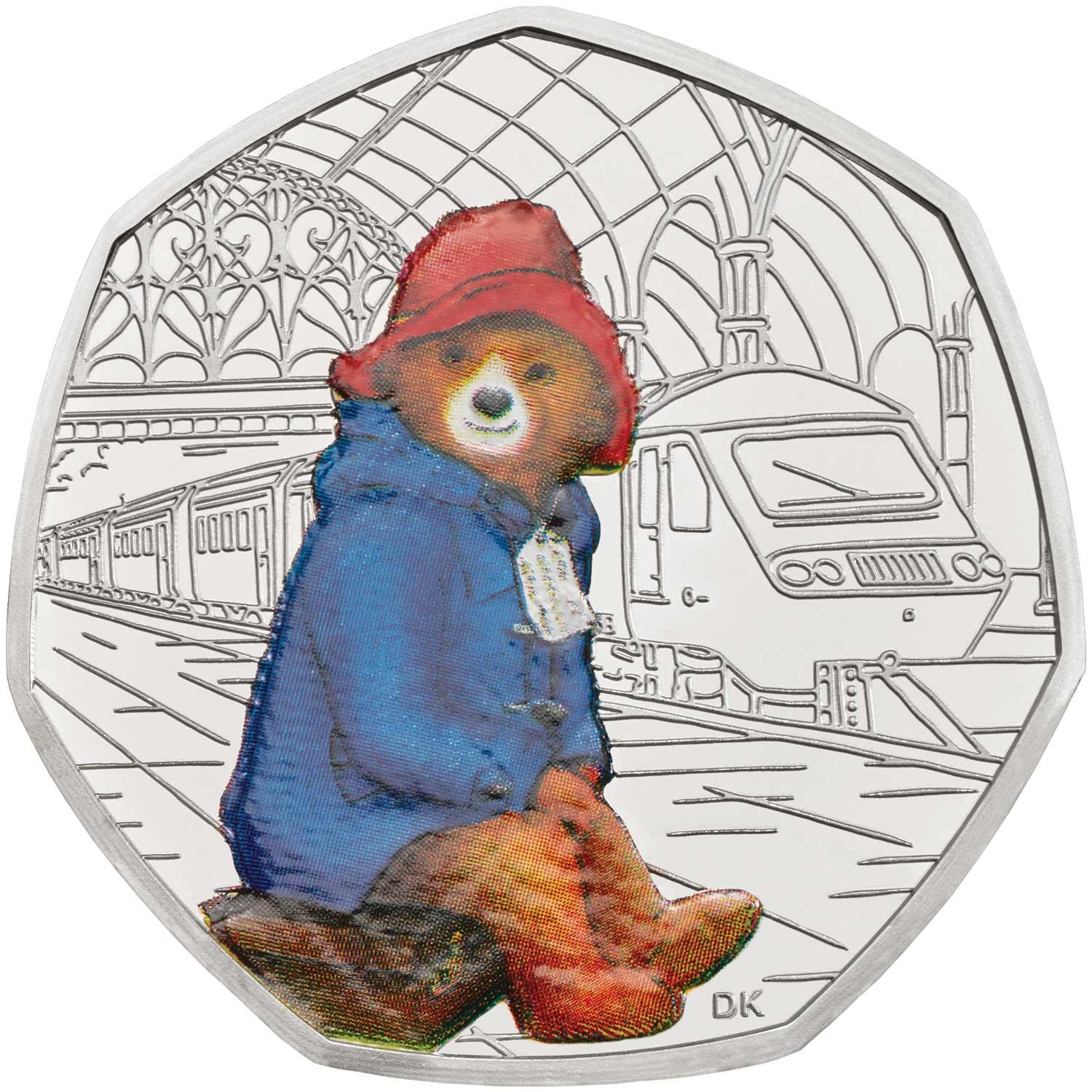 50 Pence - Elizabeth II Paddington at the Station; Silver Proof
