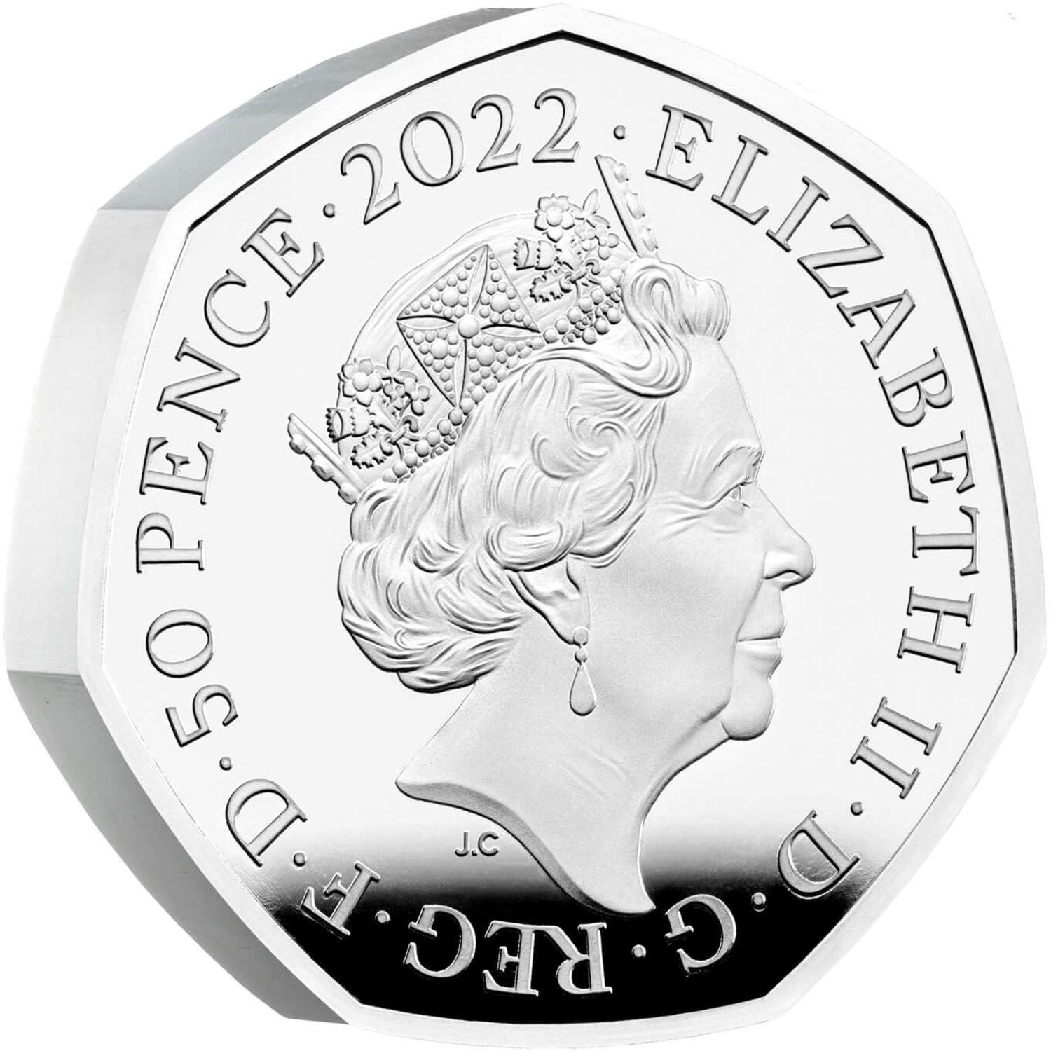 50 Pence - Elizabeth II Alan Turing; Silver Piedfort obverse