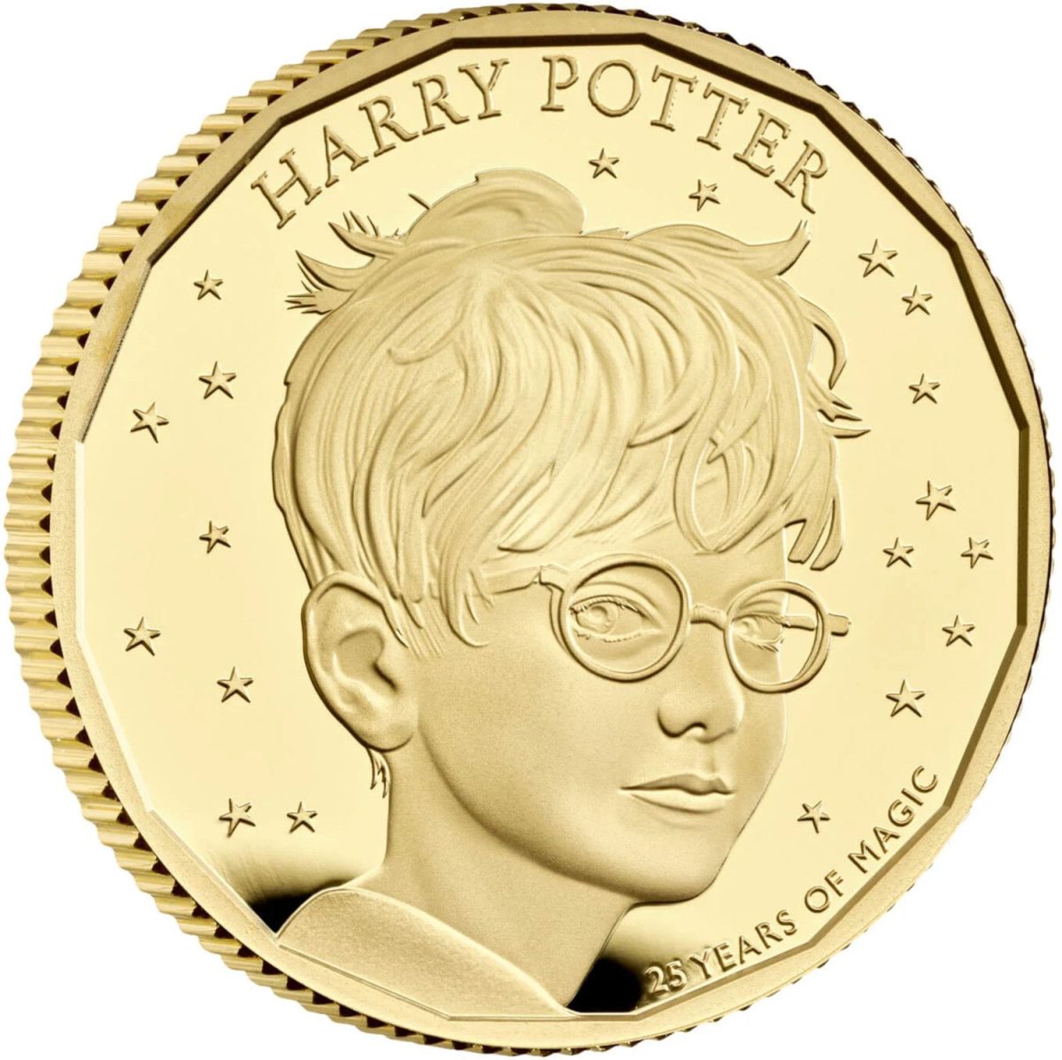 25 Pounds - Elizabeth II Harry Potter; Gold Proof