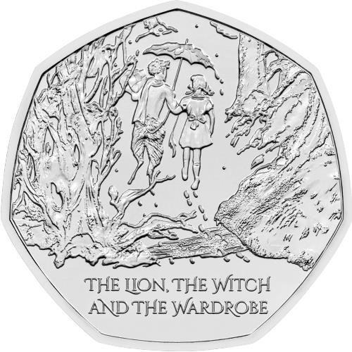 50 Pence - Charles III The Lion, the Witch and the Wardrobe reverse