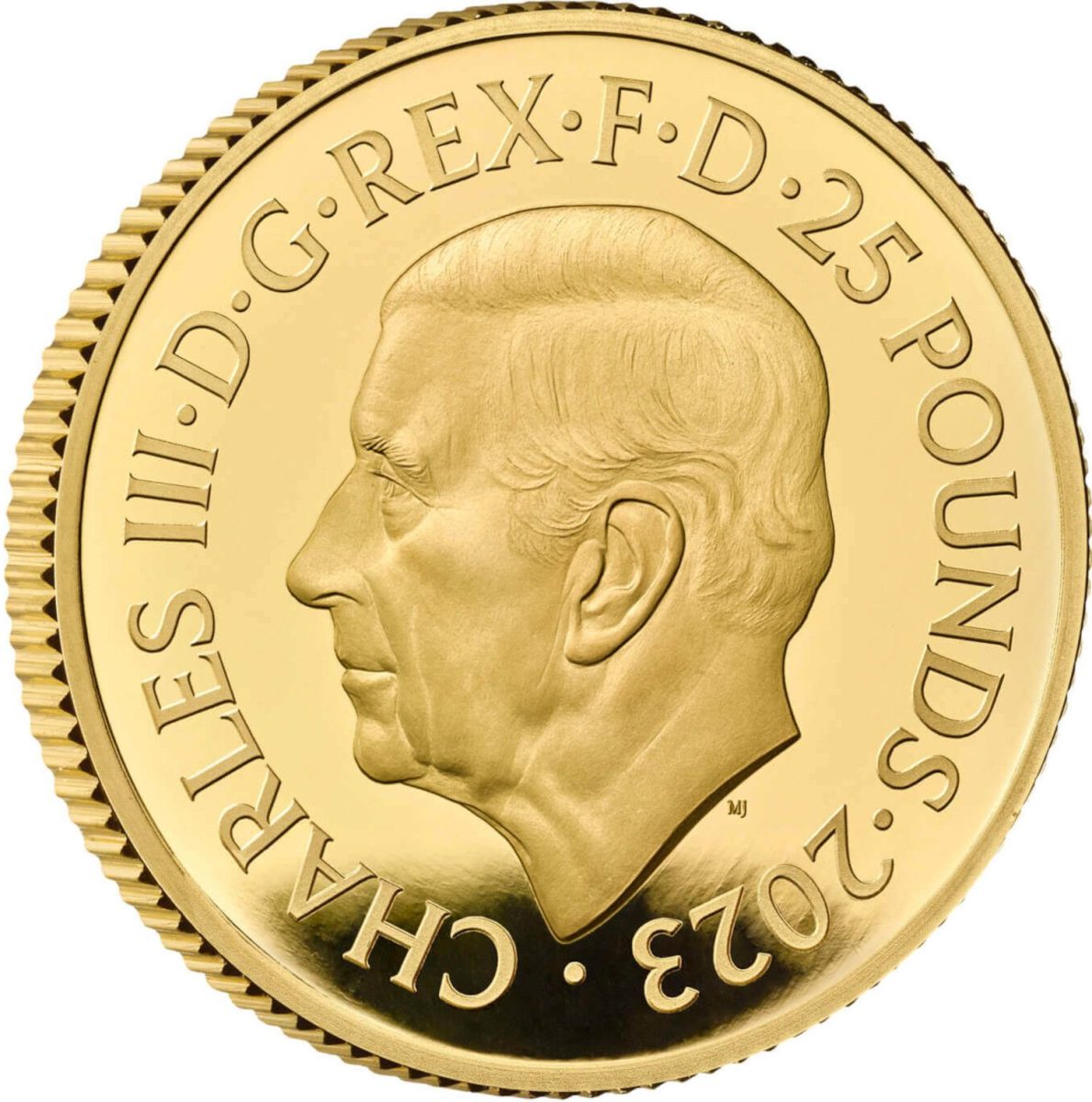 25 Pounds - Charles III Darth Vader and Emperor Palpatine; Gold Proof obverse