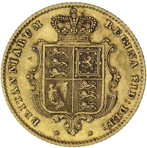 1838 Queen Victoria Young Head Sovereign