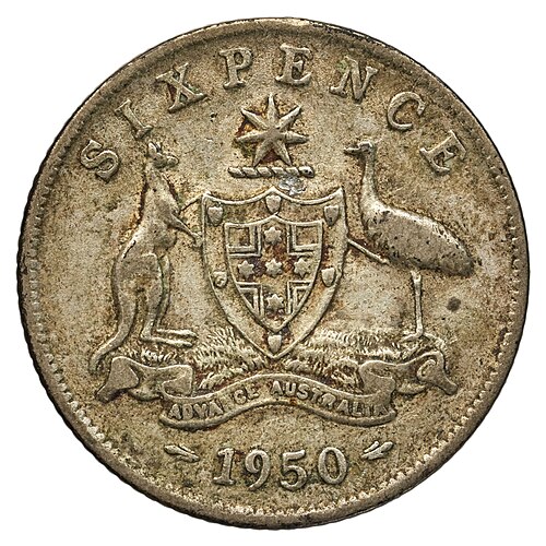 3 Pence - George VI (with 'IND:IMP') obverse