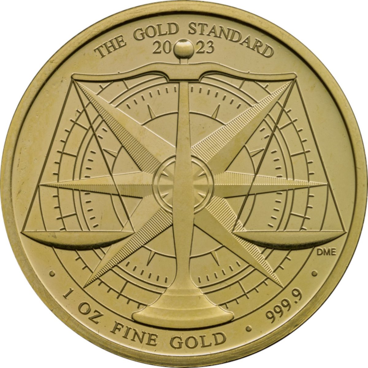 100 Pounds - Charles III Gold Standard; 1 oz Fine Gold reverse