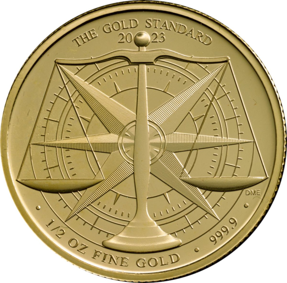 50 Pounds - Charles III Gold Standard; 1/2 oz Fine Gold