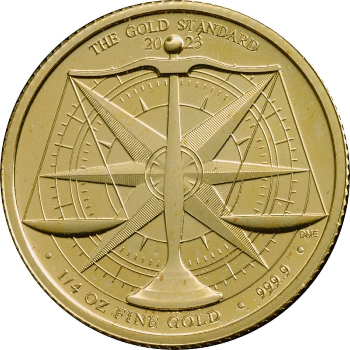 25 Pounds - Charles III Gold Standard; 1/4 oz Fine Gold reverse