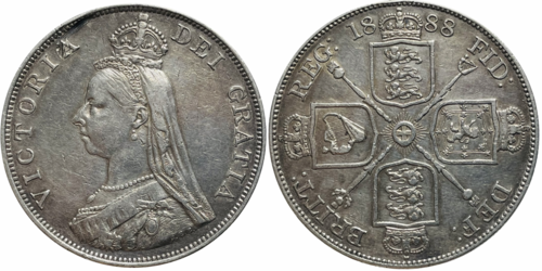 2 Florins - Victoria (2nd portrait; 'Double Florin') obverse