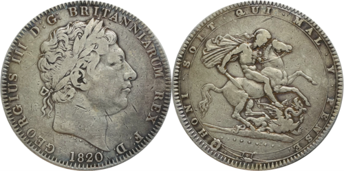 1 Crown - George III (Pattern) obverse