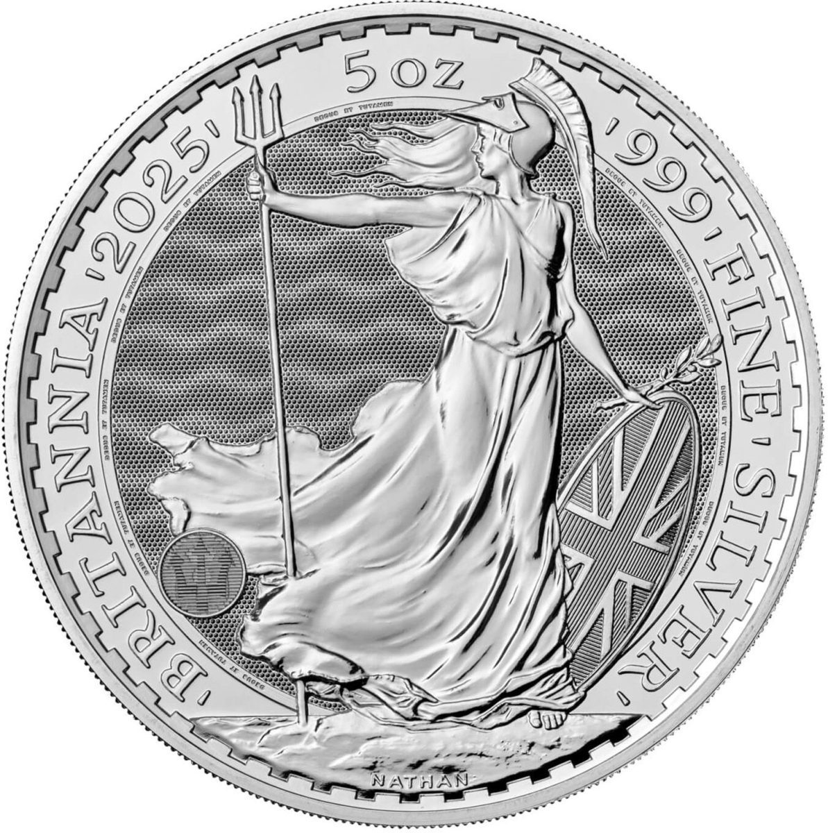 10 Pounds - Charles III (5 oz Fine Silver)