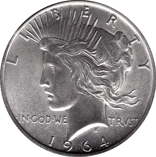 1 Dollar "Peace Dollar" obverse