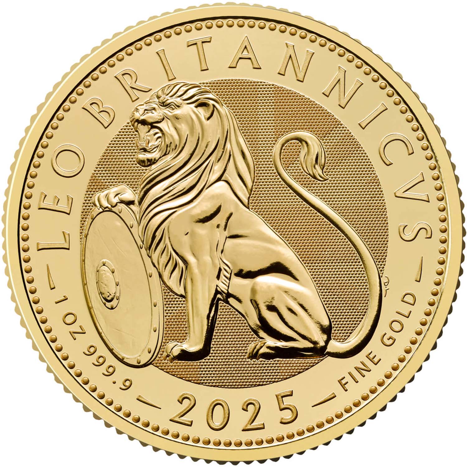 100 Pounds - Charles III (British Lion; 1oz Fine Silver)