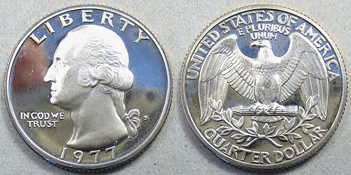 ¼ Dollar "Washington Quarter" (Cumberland Island National Seashore, Georgia) - Silver Proof obverse