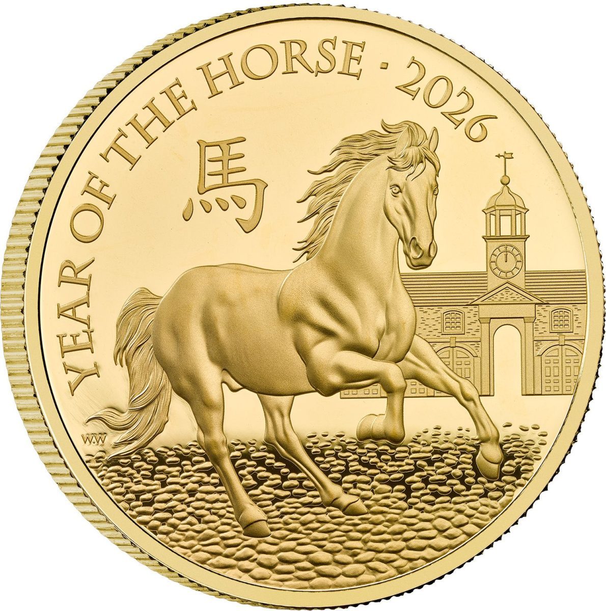 100 Pounds - Charles III (Year of the Horse; Gold Proof)