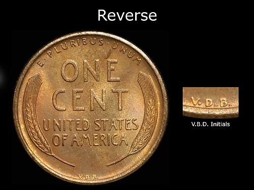 1 Cent "Lincoln Cent" (Gold Omega Cent) obverse