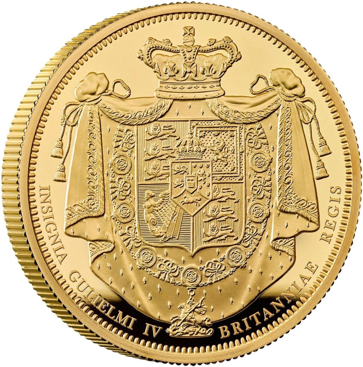 200 Pounds - Charles III (William IV Crown; Gold Proof)
