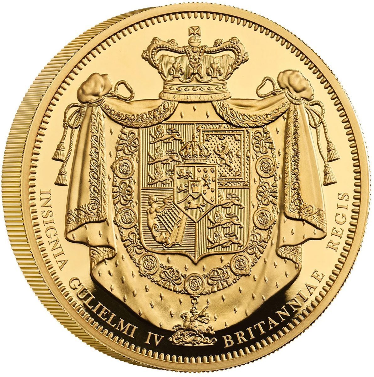 1000 Pounds - Charles III (William IV Crown; Gold Proof)
