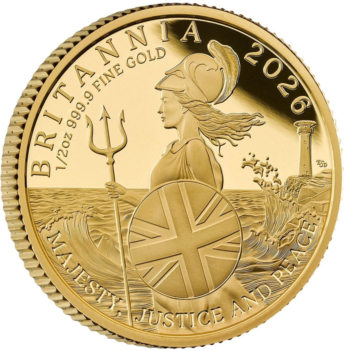 50 Pounds - Charles III (1/2 oz Fine Gold)