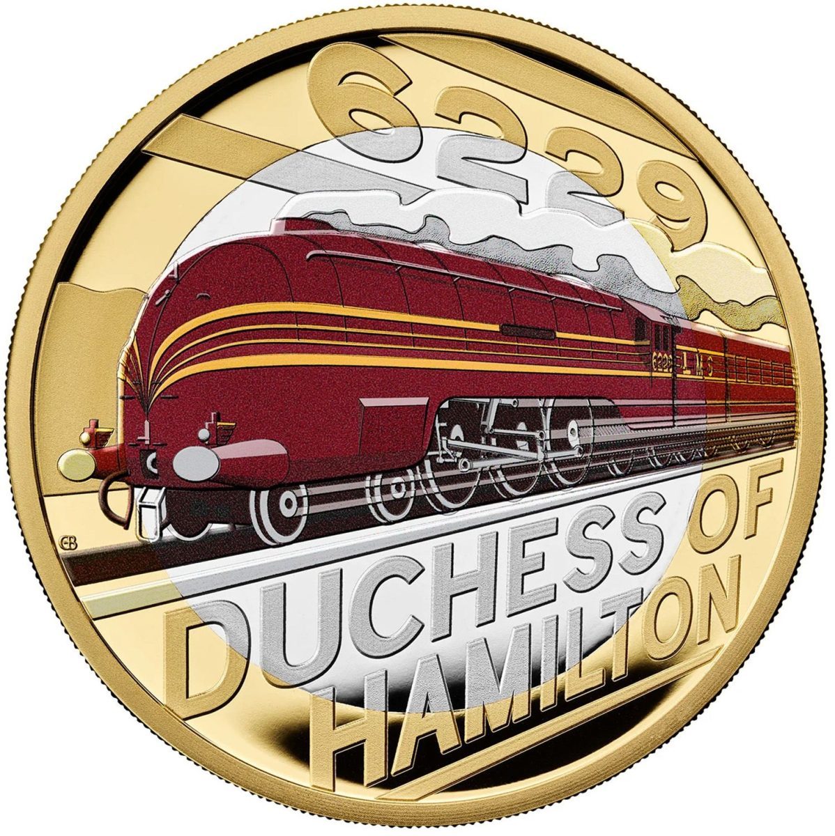 2 Pounds - Charles III (Duchess of Hamilton; Silver Proof)