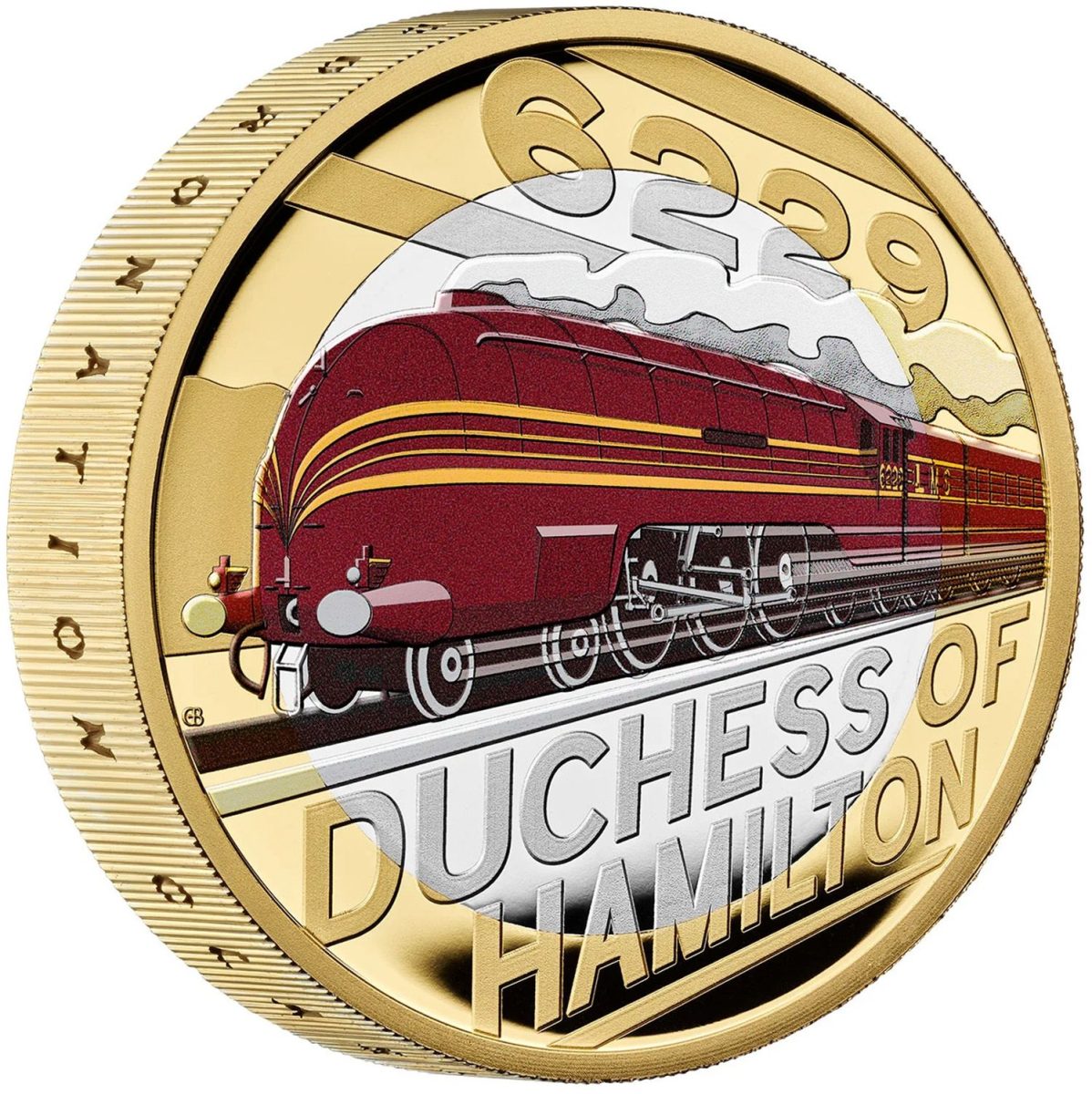 2 Pounds - Charles III (Duchess of Hamilton; Silver Piedfort)