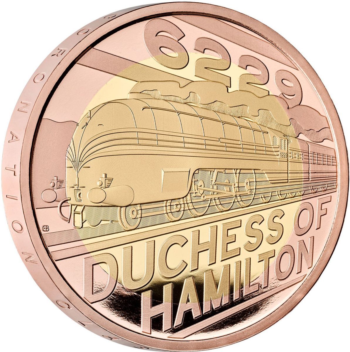 2 Pounds - Charles III (Duchess of Hamilton; Gold Proof)