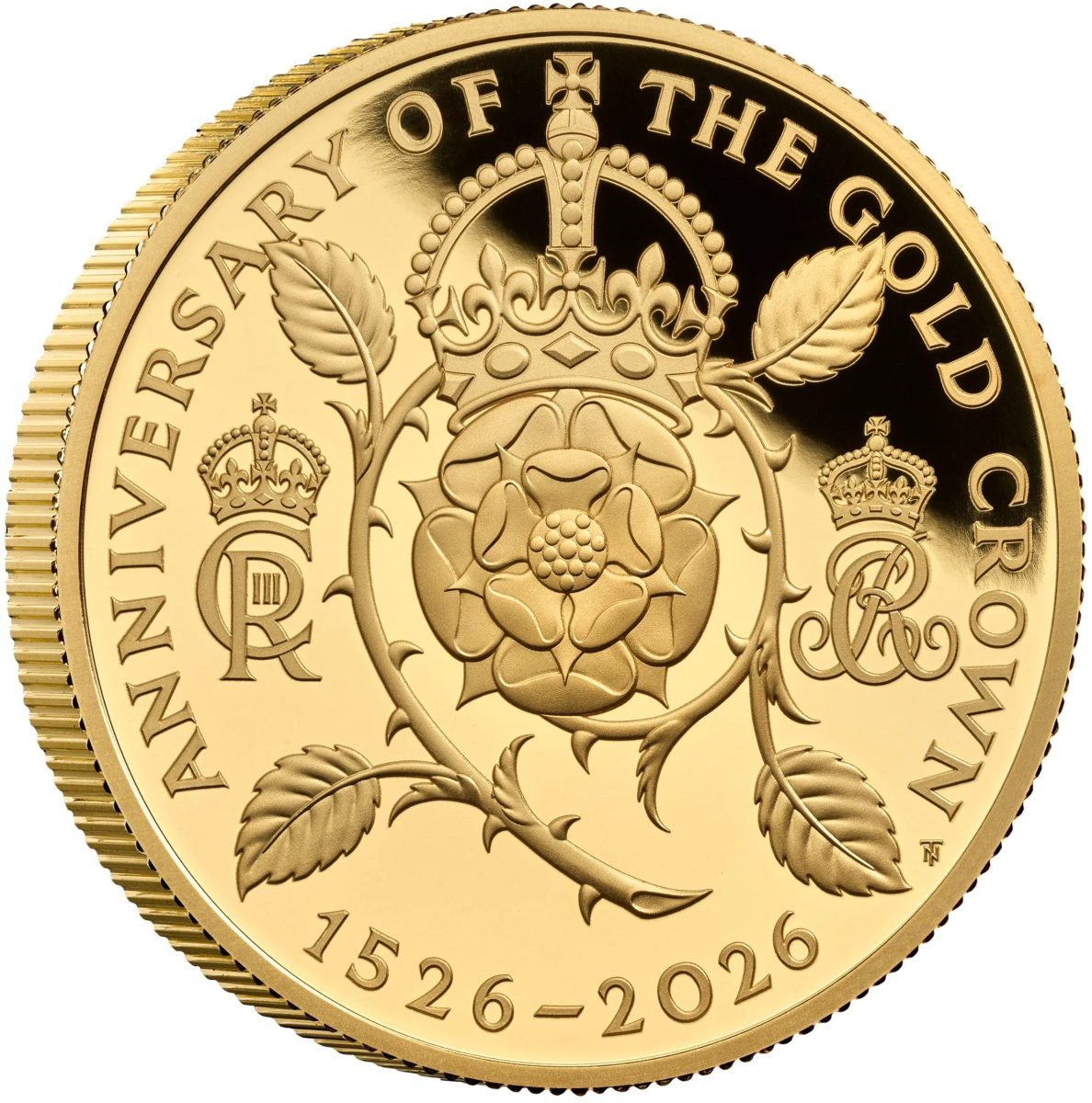 5 Pounds - Charles III (500 Years of the Crown; Gold Proof)