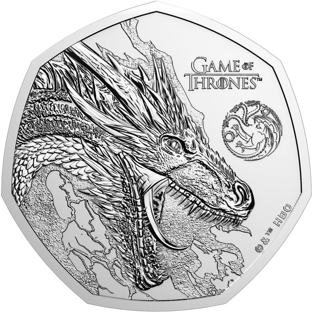 50 Pence - Charles III (Game of Thrones - Fire)