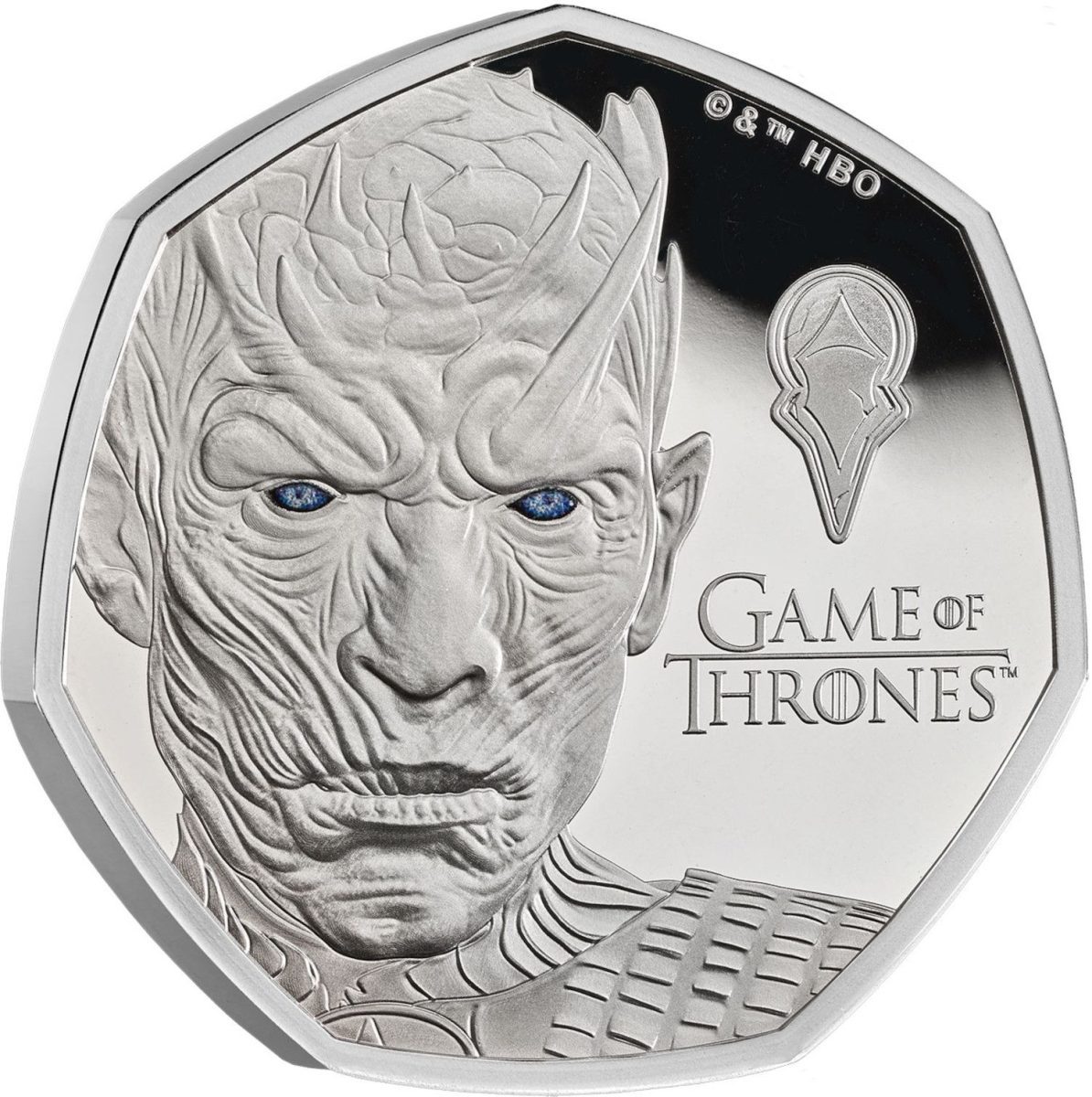 50 Pence - Charles III (Game of Thrones - Ice; Silver Proof)