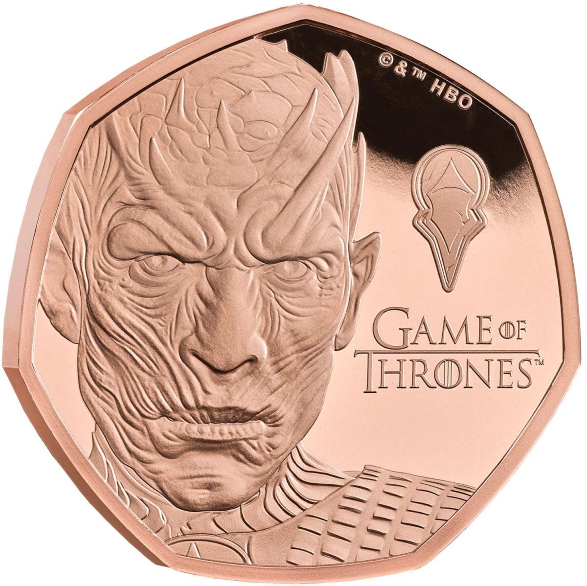 50 Pence - Charles III (Game of Thrones - Ice; Gold Proof)