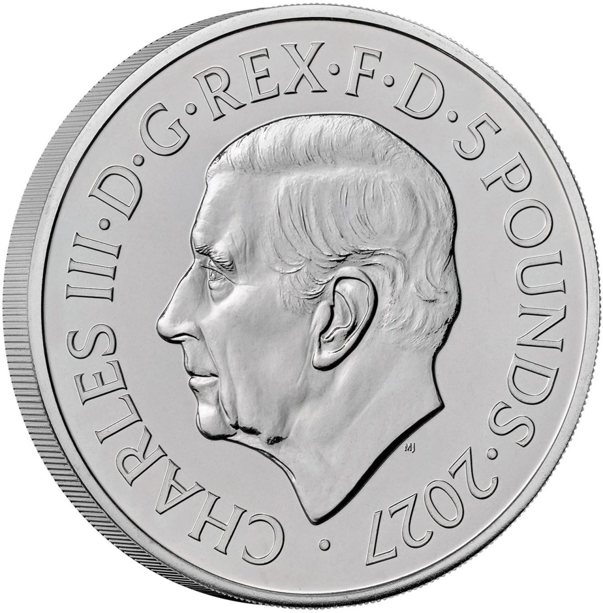 5 Pounds - Charles III (The Tudor Beasts Completer) obverse