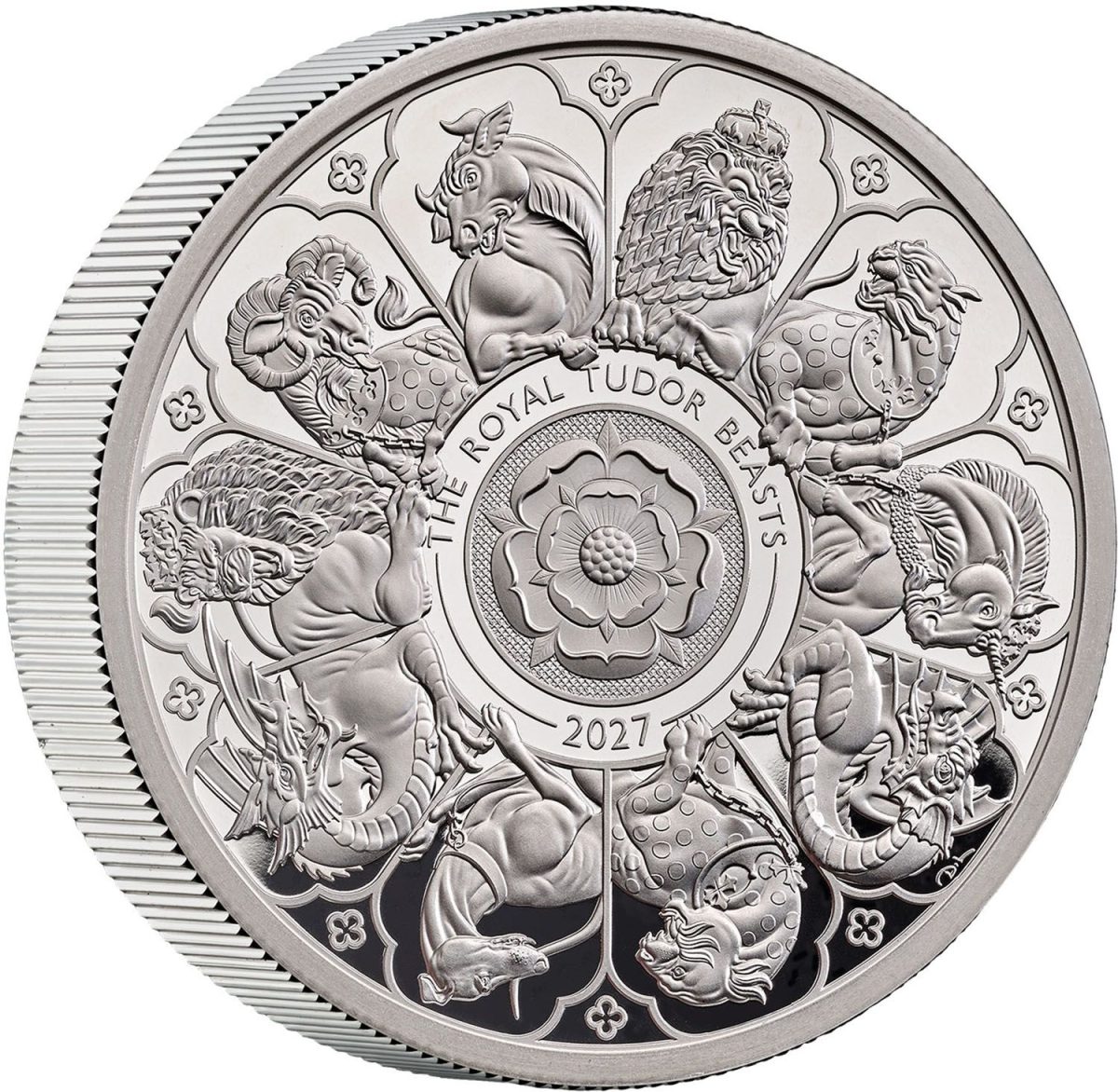 5 Pounds - Charles III (The Tudor Beasts Completer; Silver Proof)