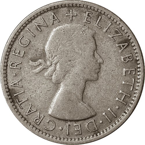 1967 Elizabeth II Florin (Last Issue)