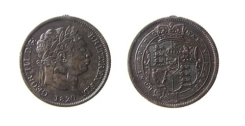 1787 George III Shilling