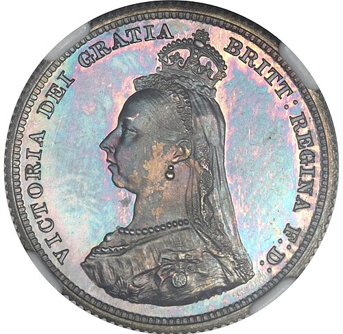 1839 Queen Victoria Shilling