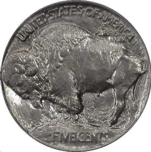 Buffalo Nickel 1913 Type 1 obverse